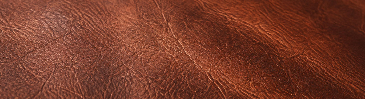Full-grain leather detail