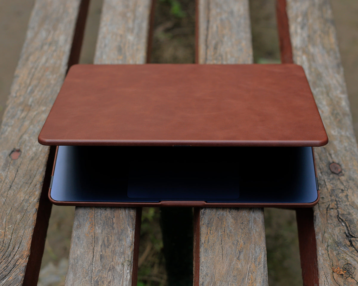 MacBook leather case customer photo