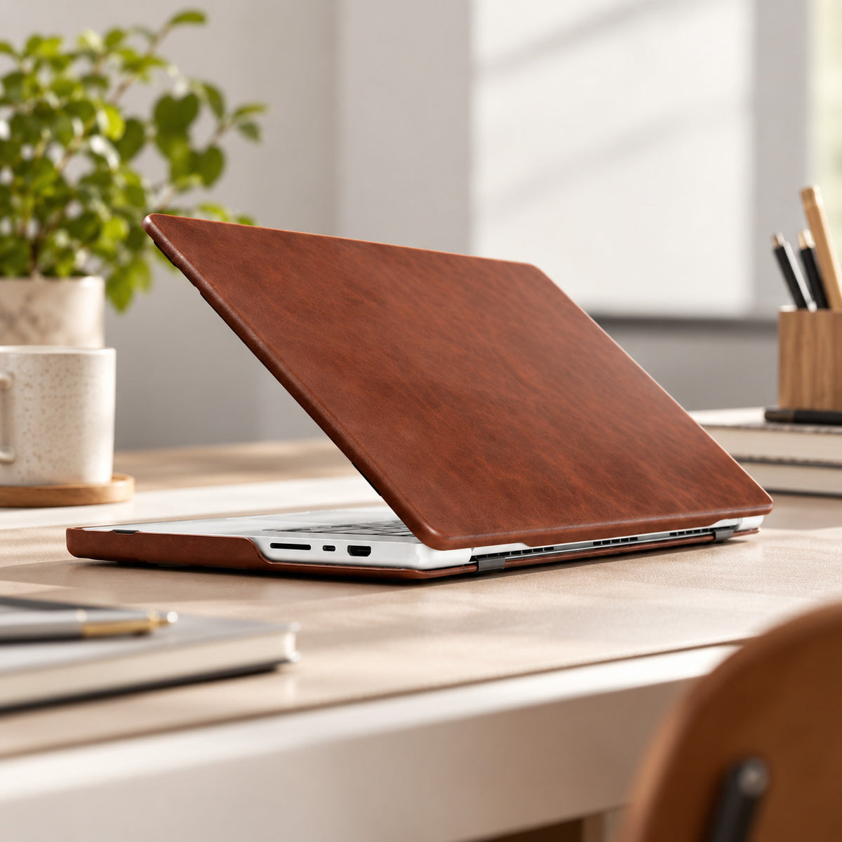 MacBook leather case customer photo